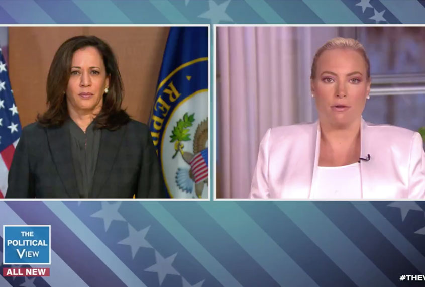 Kamala Harris and Meghan McCain (ABC)