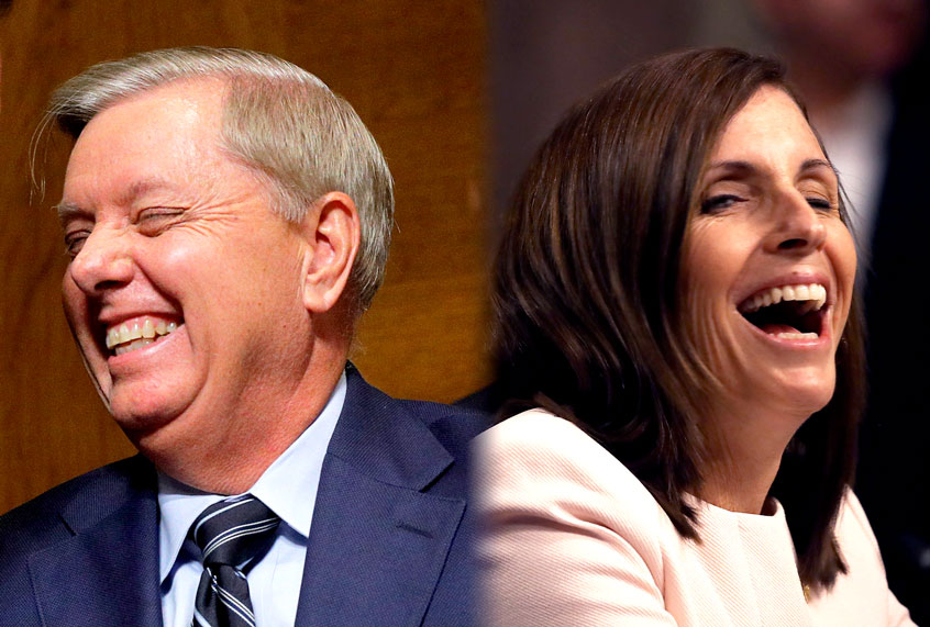 Lindsey Graham and Martha McSally (Getty Images/Salon)