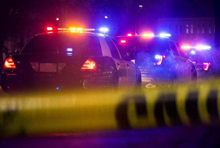 Police cars at night (Getty Images)