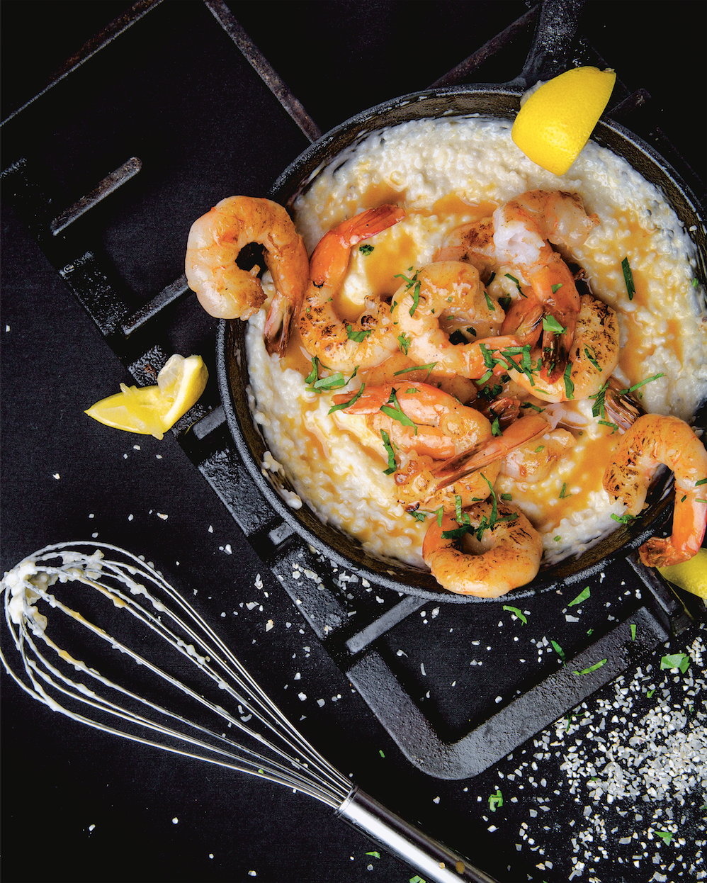 Lazarus Lynch's Shrimp and Grits (Anisha Sisodia/Penguin Random House)