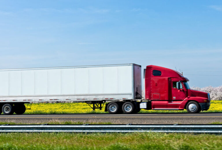 Semi Truck on I-5 (Getty Images)