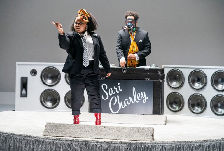 Zuri Salahuddin and Diallo Riddle, "Sherman's Showcase" (IFC)