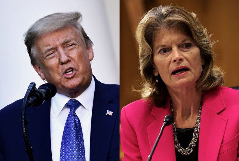 President Donald Trump and Sen. Lisa Murkowski (Getty Images/Salon)