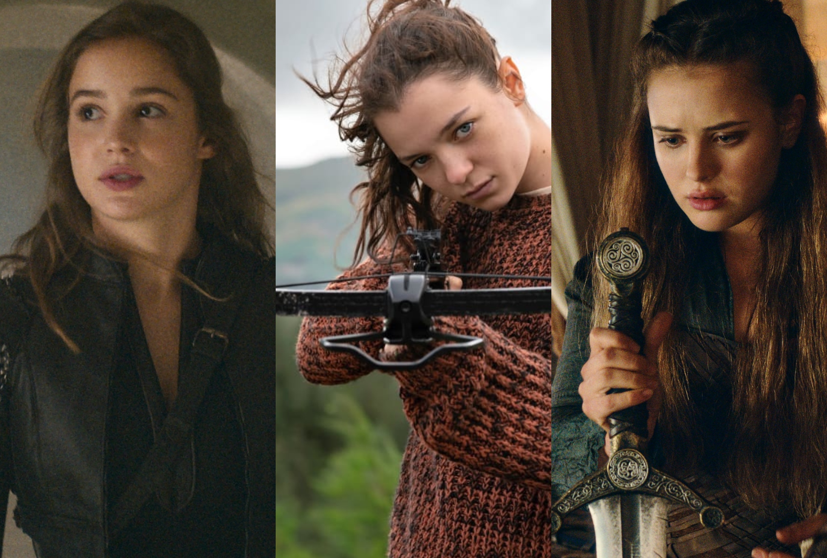 "Warrior Nun," "Hanna" and "Cursed" (Netflix/Amazon)