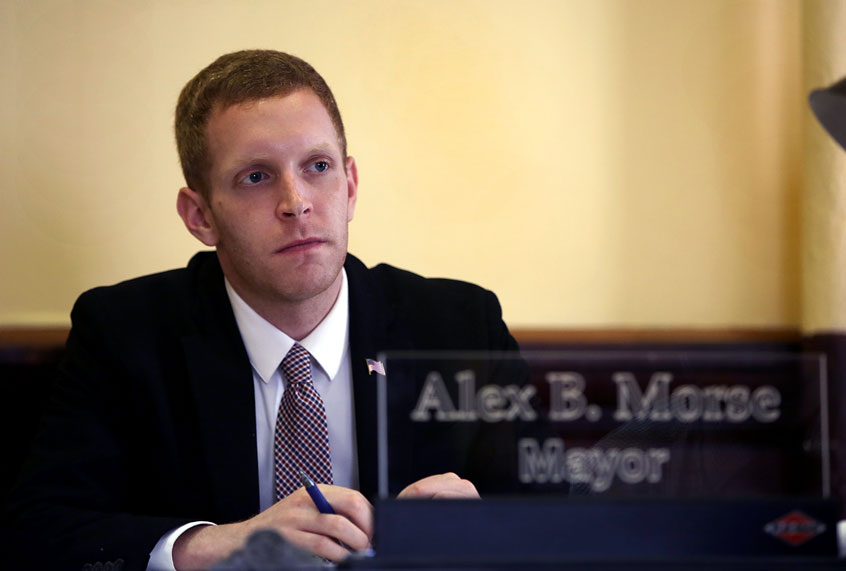 Alex B. Morse, Mayor of Holyoke, Mass. (Pat Greenhouse/The Boston Globe via Getty Images)