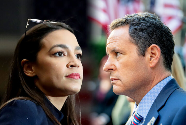 Alexandria Ocasio-Cortez and Brian Kilmeade (Getty Images/Salon)