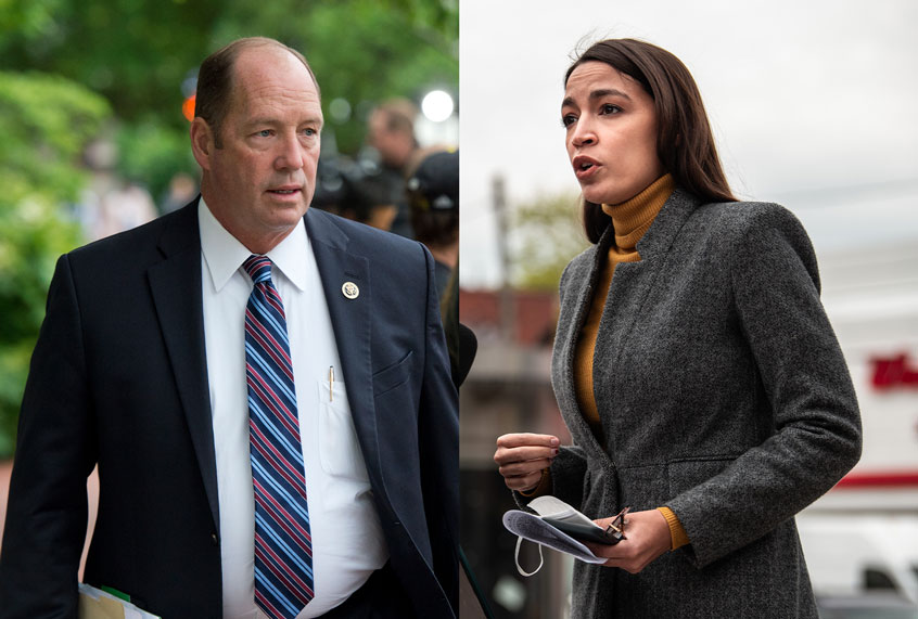 Ted Yoho and Alexandria Ocasio-Cortez (Getty Images/Salon)