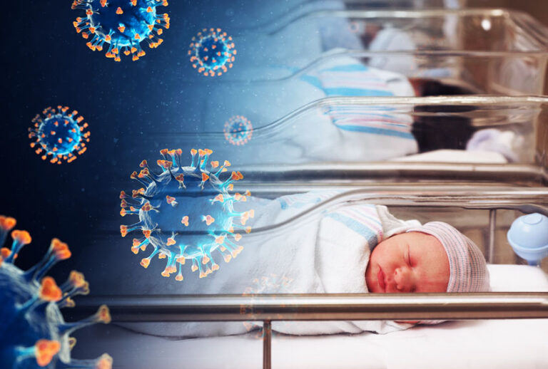 Babies in a hospital nursery | Coronavirus spores (Getty Images/Salon)