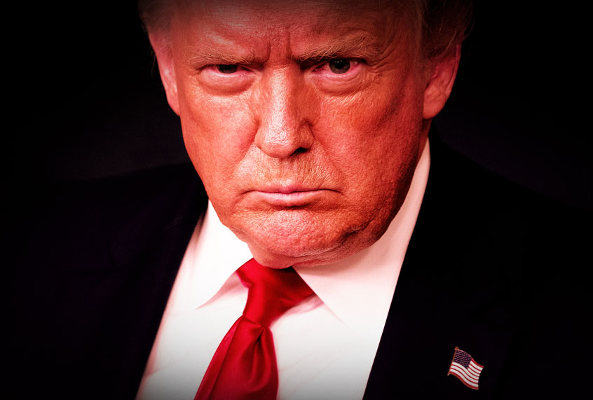US President Donald Trump speaks to the press in the Brady Briefing Room of the White House in Washington, DC, on July 28, 2020. (JIM WATSON/AFP via Getty Images)