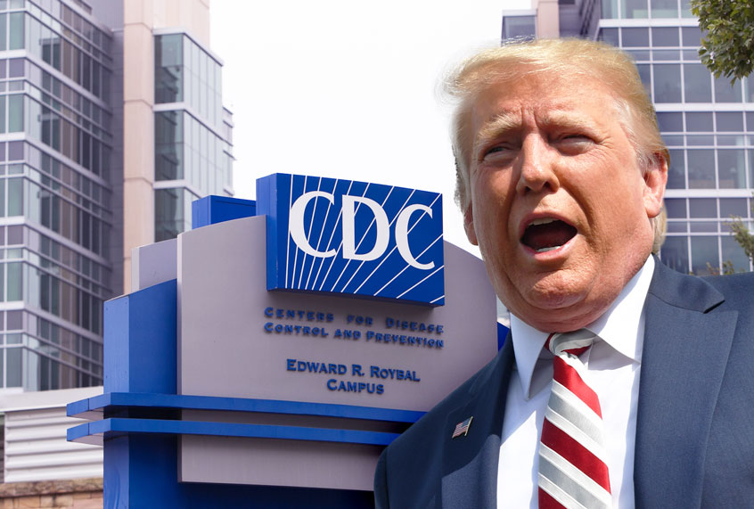 Donald Trump | Center for Disease Control (CDC) headquarters (Getty Images/Salon)