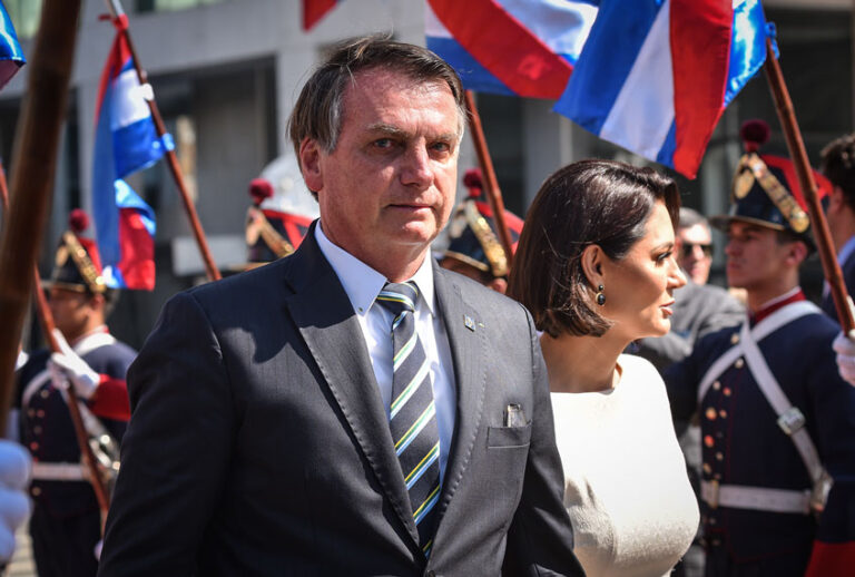 President of Brazil Jair Bolsonaro (Carlos Lebrato/Anadolu Agency via Getty Images)