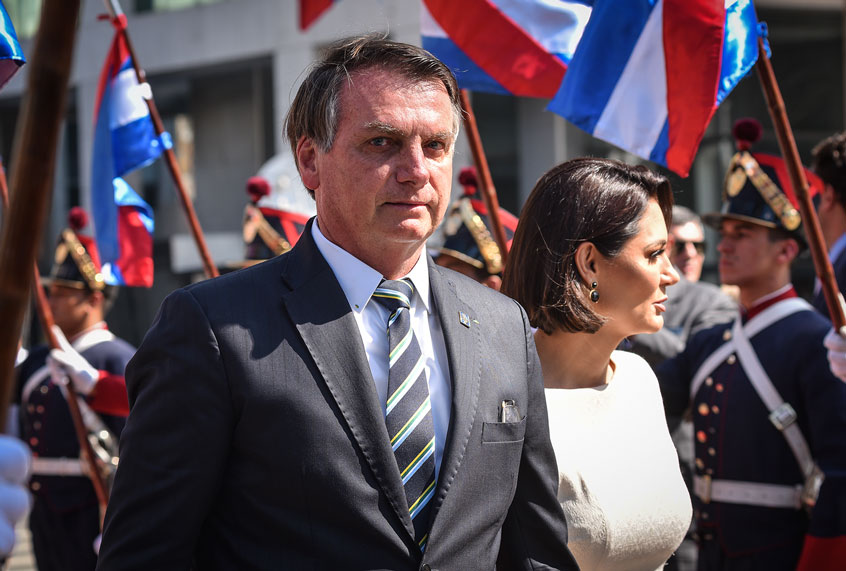 President of Brazil Jair Bolsonaro (Carlos Lebrato/Anadolu Agency via Getty Images)