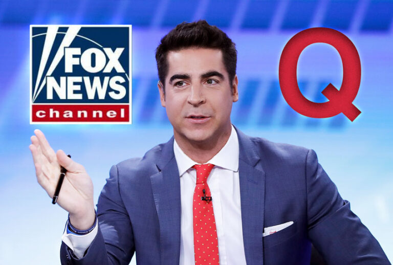 Jesse Watters, Fox News and QAnon (Getty Images/Fox News/Salon)