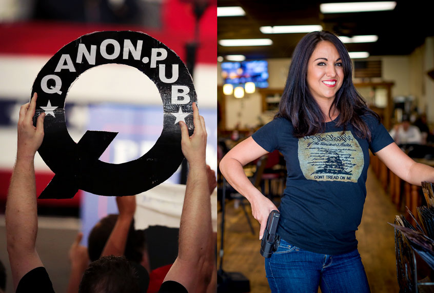 Lauren Boebert | Qanon (Photo illustration by Salon/Getty Images)
