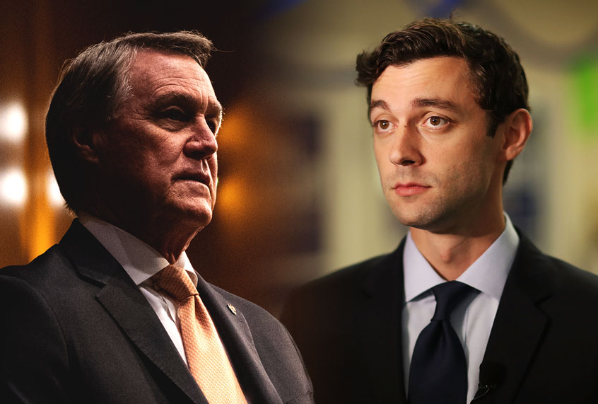 David Perdue and Jon Ossoff (Getty Images/Salon)