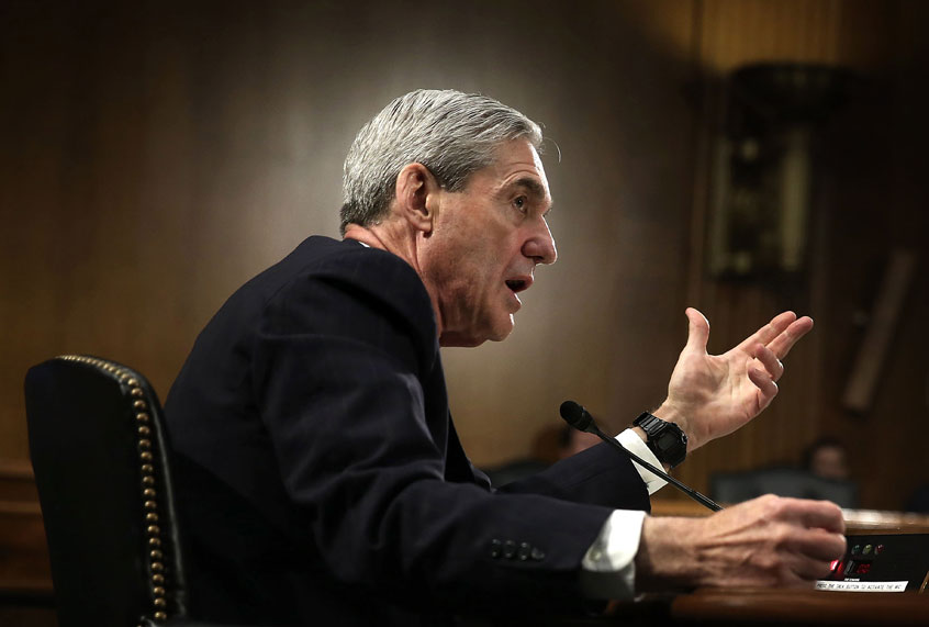 Federal Bureau of Investigation (FBI) Director Robert Mueller testifies during a hearing before the Senate Judiciary Committee (Alex Wong/Getty Images)
