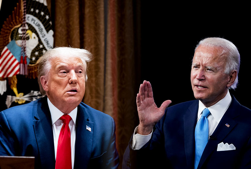 Donald Trump and Joe Biden (Photo illustration by Salon/Getty Images)