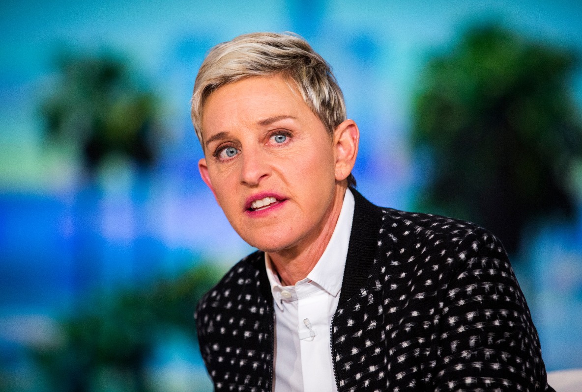 Ellen DeGeneres during a taping of "The Ellen DeGeneres Show" (Brooks Kraft/Getty Images)