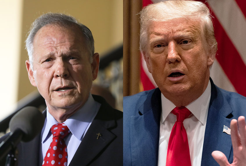 Roy Moore and Donald Trump (Getty Images/Salon)