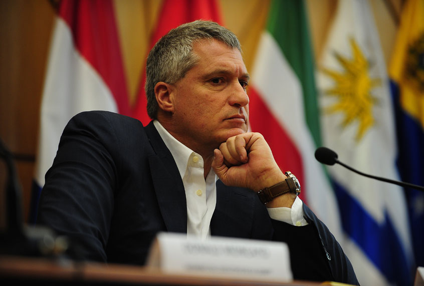 The lawyer of Ecuadorean people affected by Texaco-Chevron --who have long sought compensation for pollution between the 1970s and early 1990s-- Steven Donziger (RODRIGO BUENDIA/AFP via Getty Images)