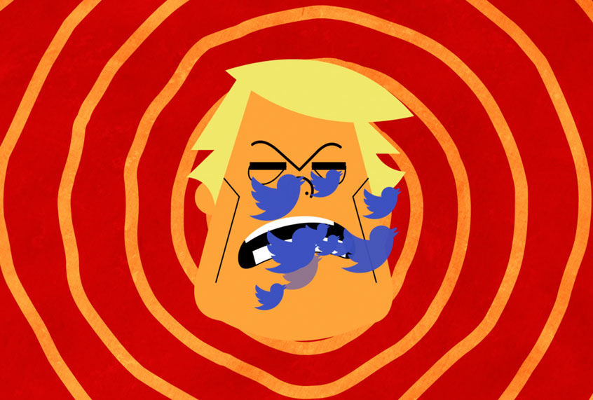 "#Unfit: The Psychology of Donald Trump" proposes that his public comments, such as on Twitter, offer a basis for psychological diagnosis outside of the clinical setting because they are observable behavior (Courtesy of #Unfit)