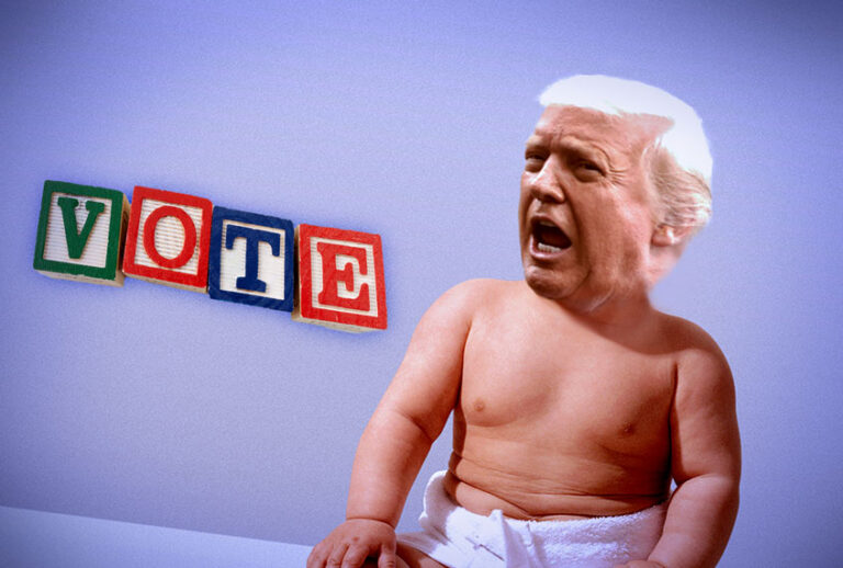 The Toddler-In-Chief (Getty Images)