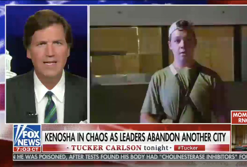 From the August 26, 2020, edition of Fox News' Tucker Carlson Tonight (Fox News)