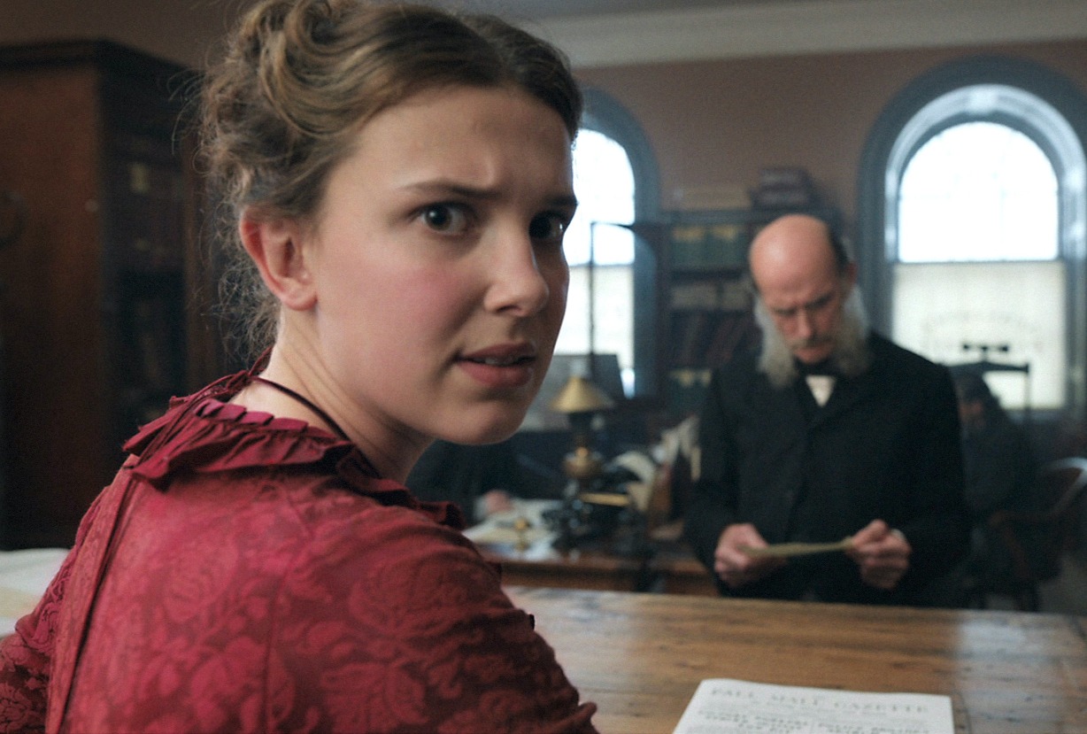 Millie Bobby Brown in "Enola Holmes" (Legendary/Netflix)
