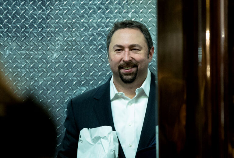 Jason Miller, communications director for the Trump transition team, arrives at Trump Tower, December 8, 2016 in New York City. President-elect Donald Trump and his transition team are in the process of filling cabinet and other high level positions for the new administration. (Drew Angerer/Getty Images)