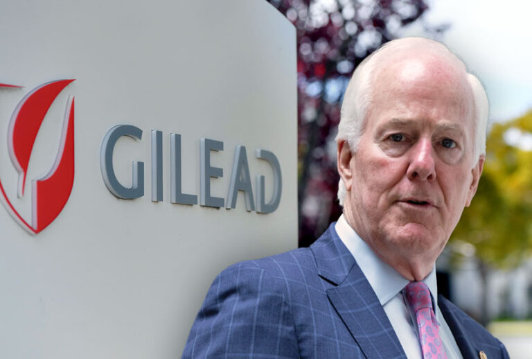 Sen. John Cornyn | Gilead (Photo illustration by Salon/Getty Images)