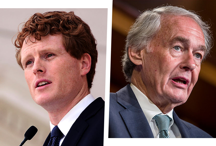 Joe Kennedy III and Sen. Ed Markey (Photo illustration by Salon/Getty Images)