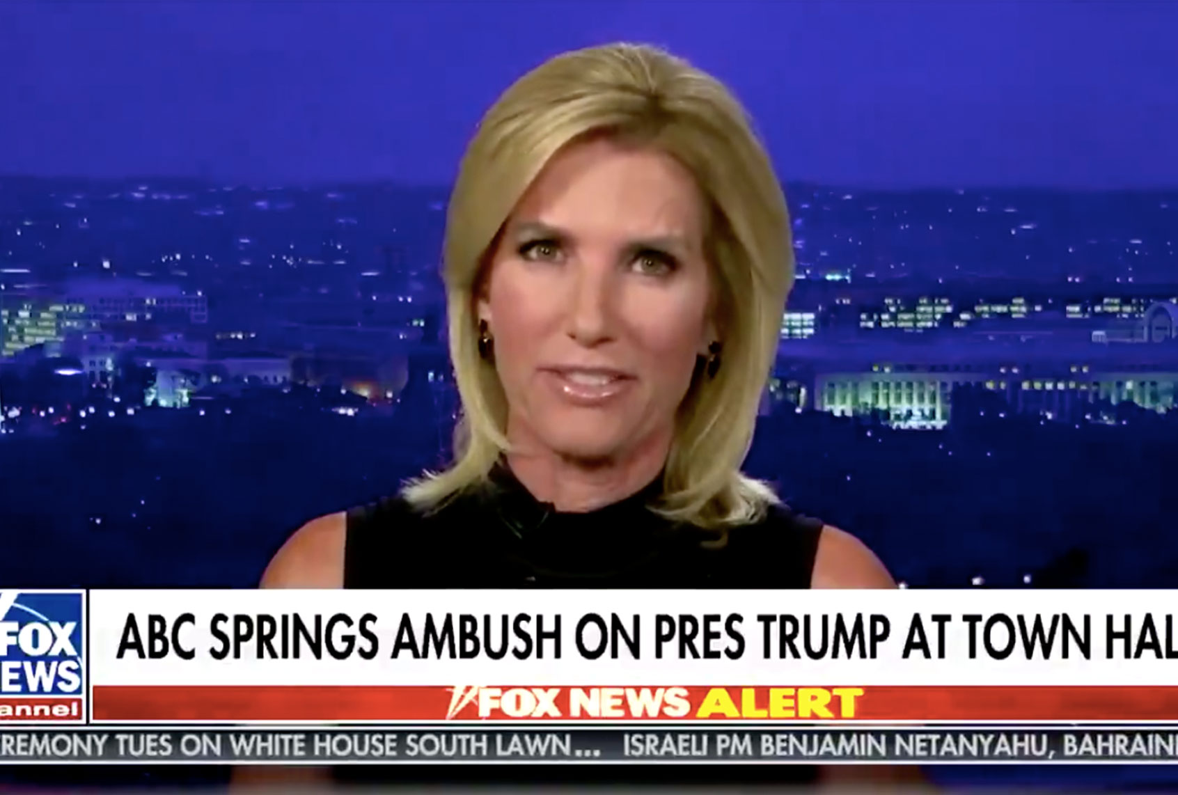 Laura Ingraham on The Ingraham Angle (Fox News)