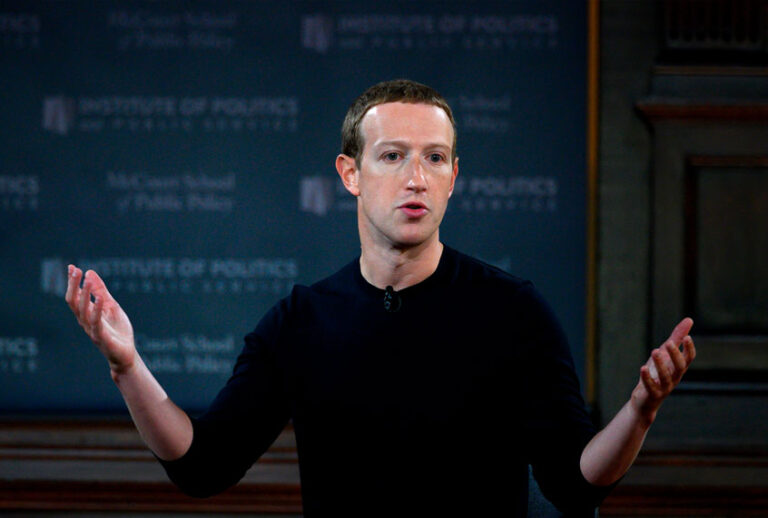 Facebook founder Mark Zuckerberg (ANDREW CABALLERO-REYNOLDS/AFP via Getty Images)