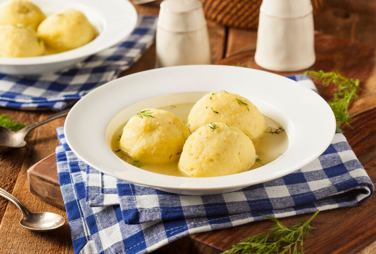 Hot Homemade Matzah Ball Soup (Getty Images)