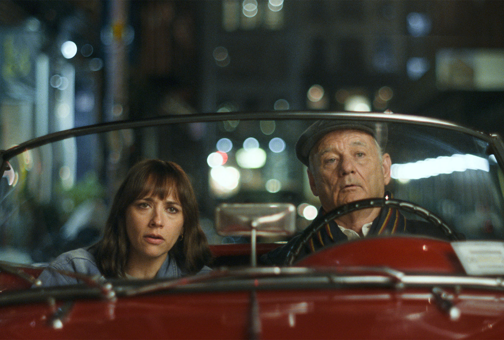 Rashida Jones and Bill Murray in "On the Rocks" (Apple TV+ / A24)