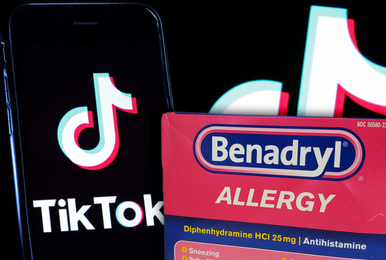 TikTok | Benadryl (Photo illustration by Salon/Getty Images)
