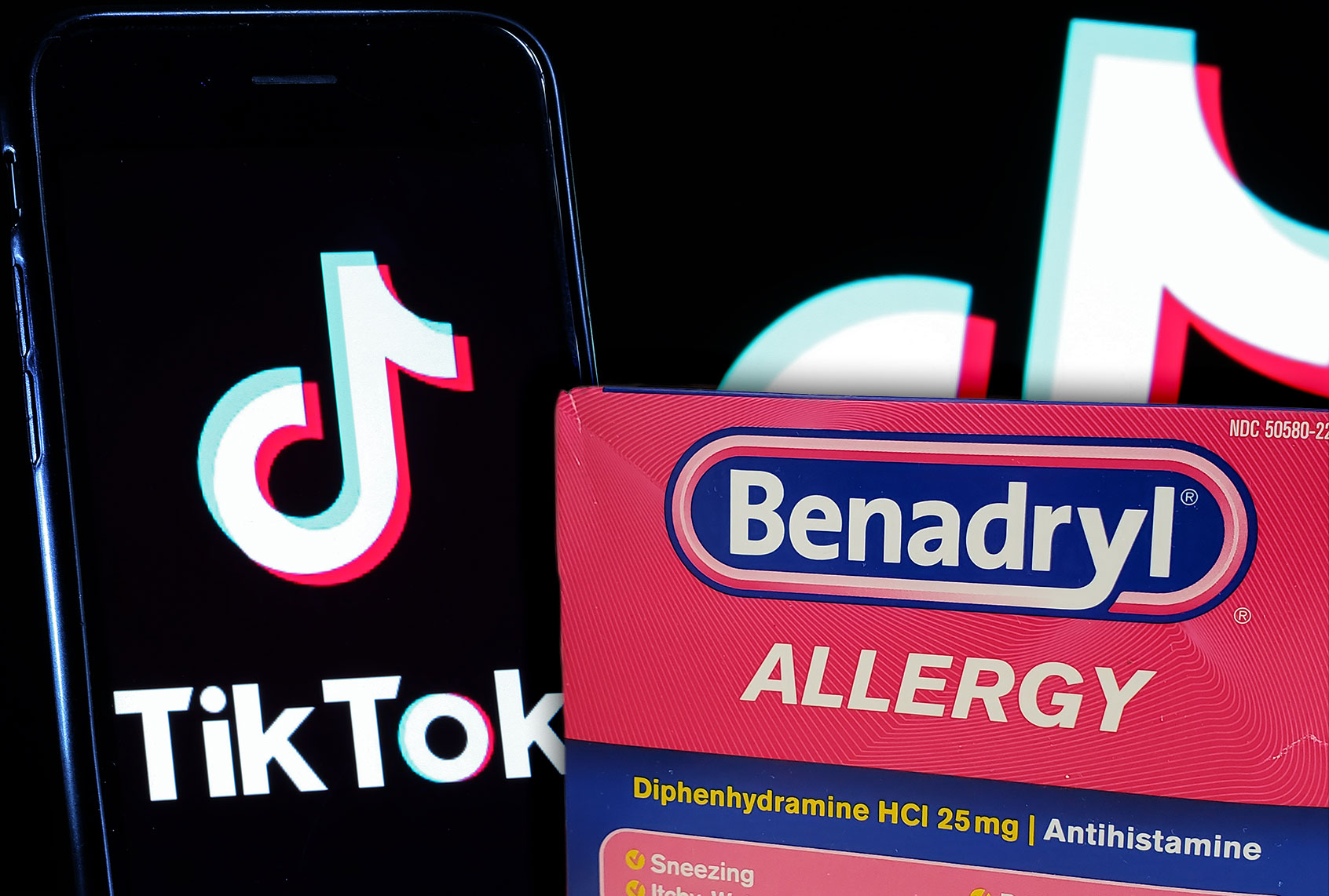 TikTok | Benadryl (Photo illustration by Salon/Getty Images)