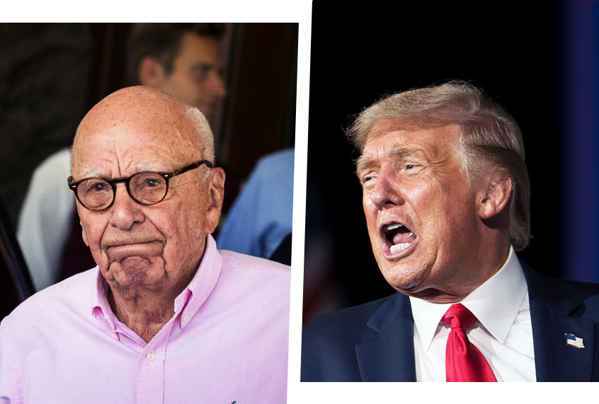Rupert Murdoch and Donald Trump (Photo illustration by Salon/Getty Images)