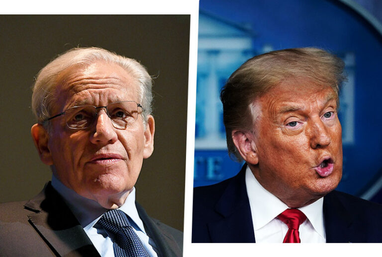 Bob Woodward and Donald Trump (Photo illustration by Salon/Getty Images)