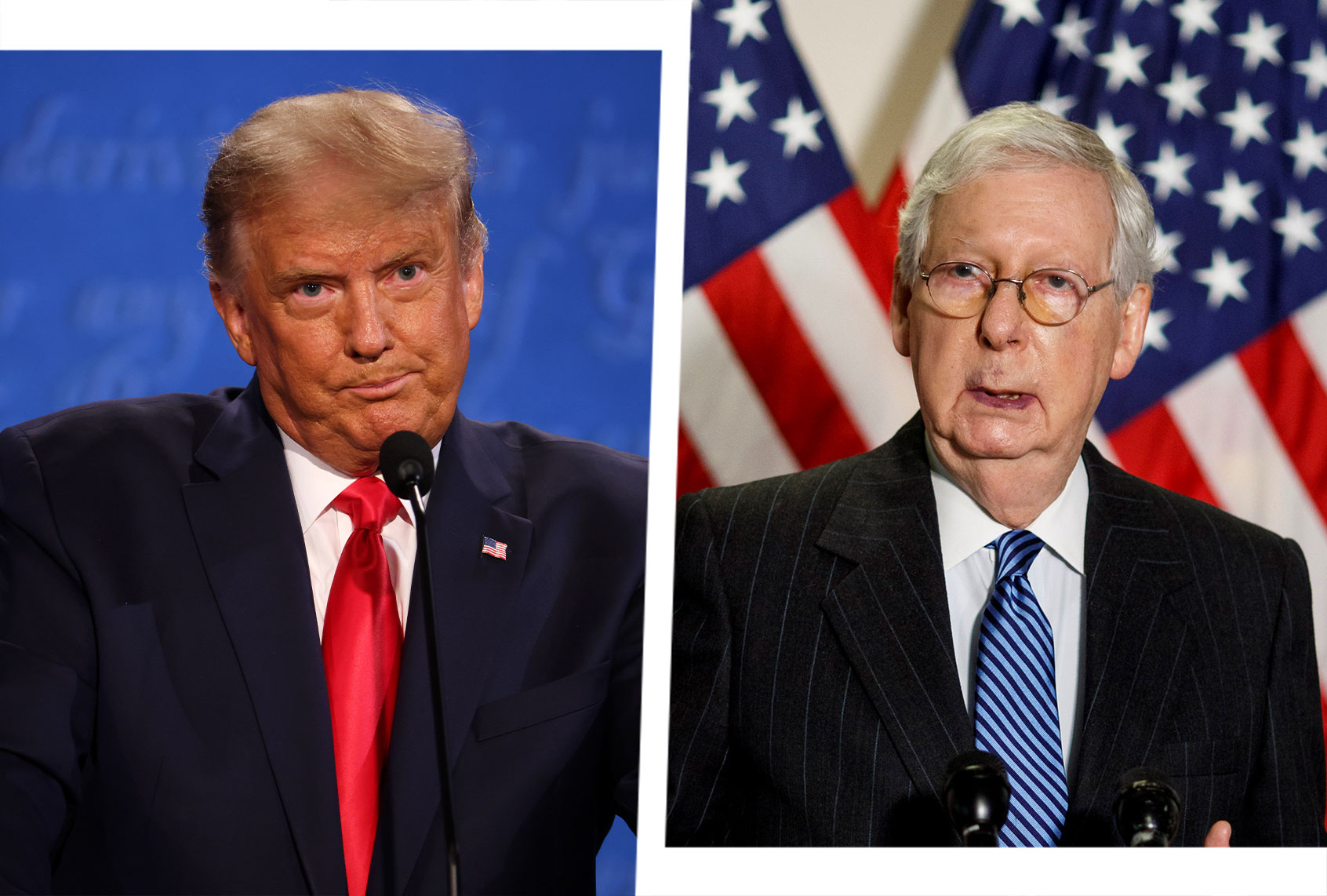 Donald Trump and Mitch McConnell (Photo illustration by Salon/Getty Images)