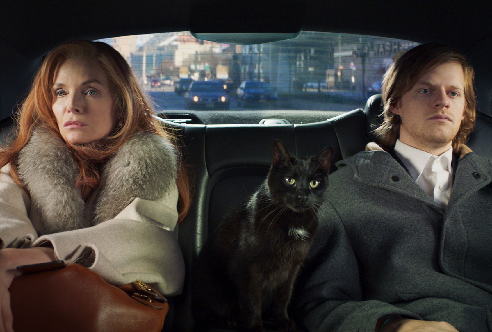 Michelle Pfeiffer and Lucas Hedges in "French Exit" (Tobias Datum/Sony Pictures Classics)