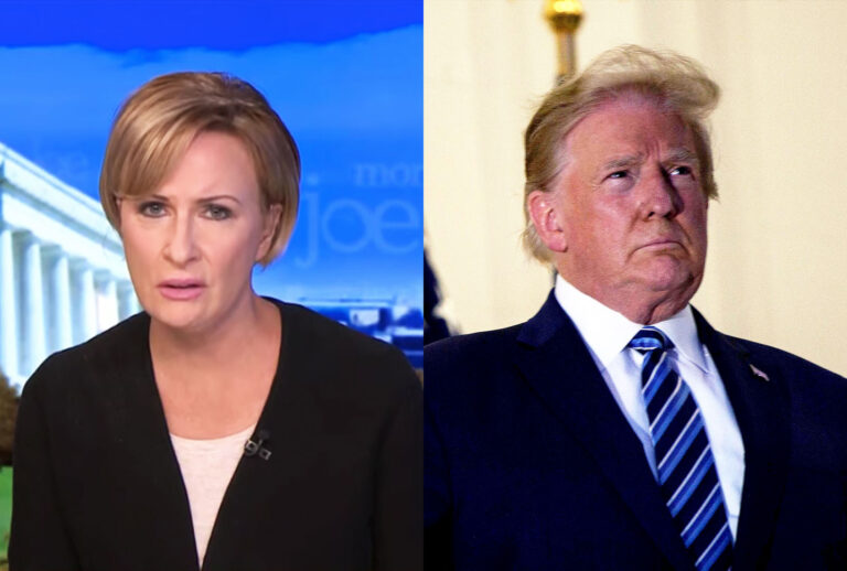 Mika Brzezinski and Donald Trump (Photo illustration by Salon/Getty Images/FOX News)