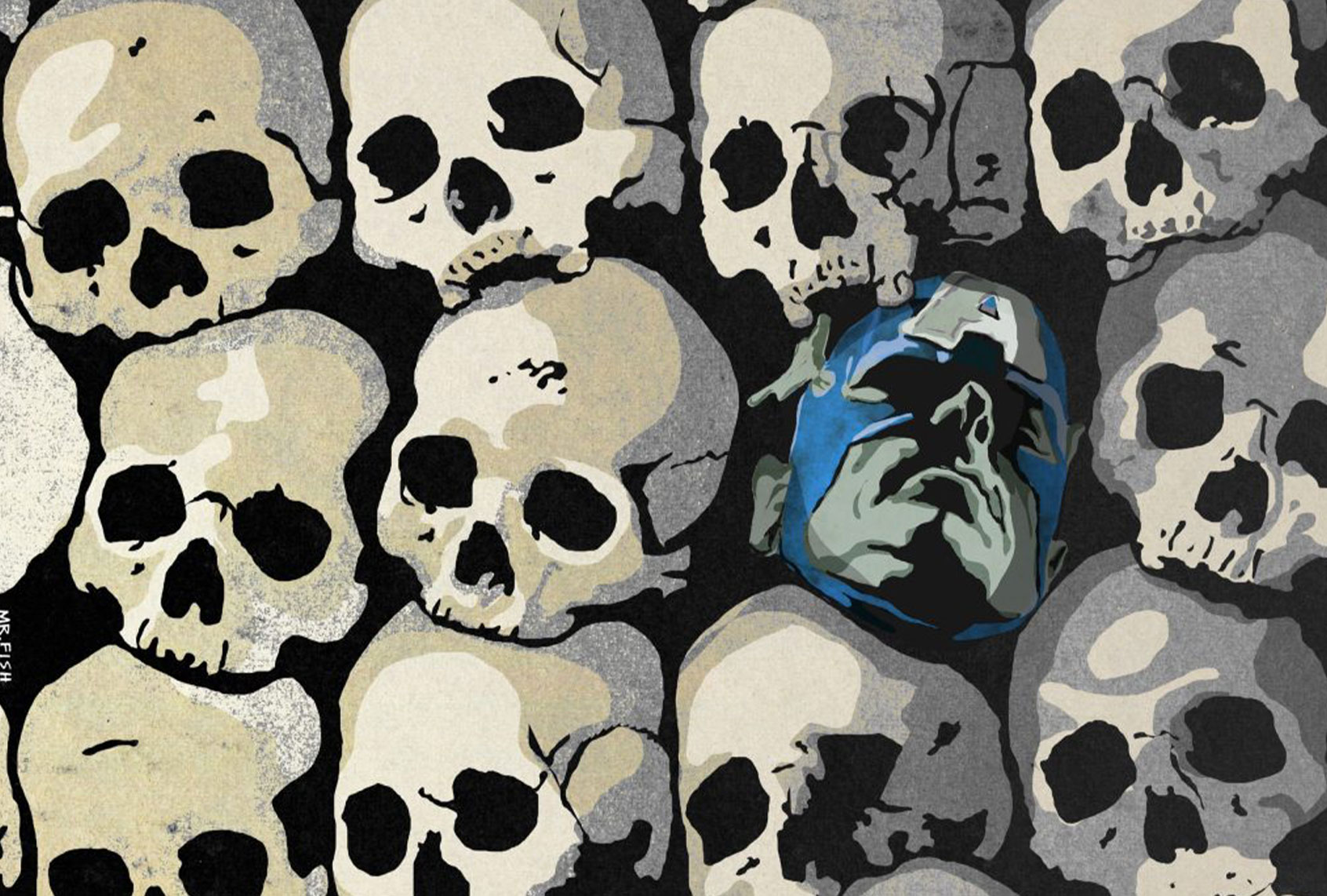 The Politics of Cultural Despair (Art by Mr. Fish / Original to Scheerpost)