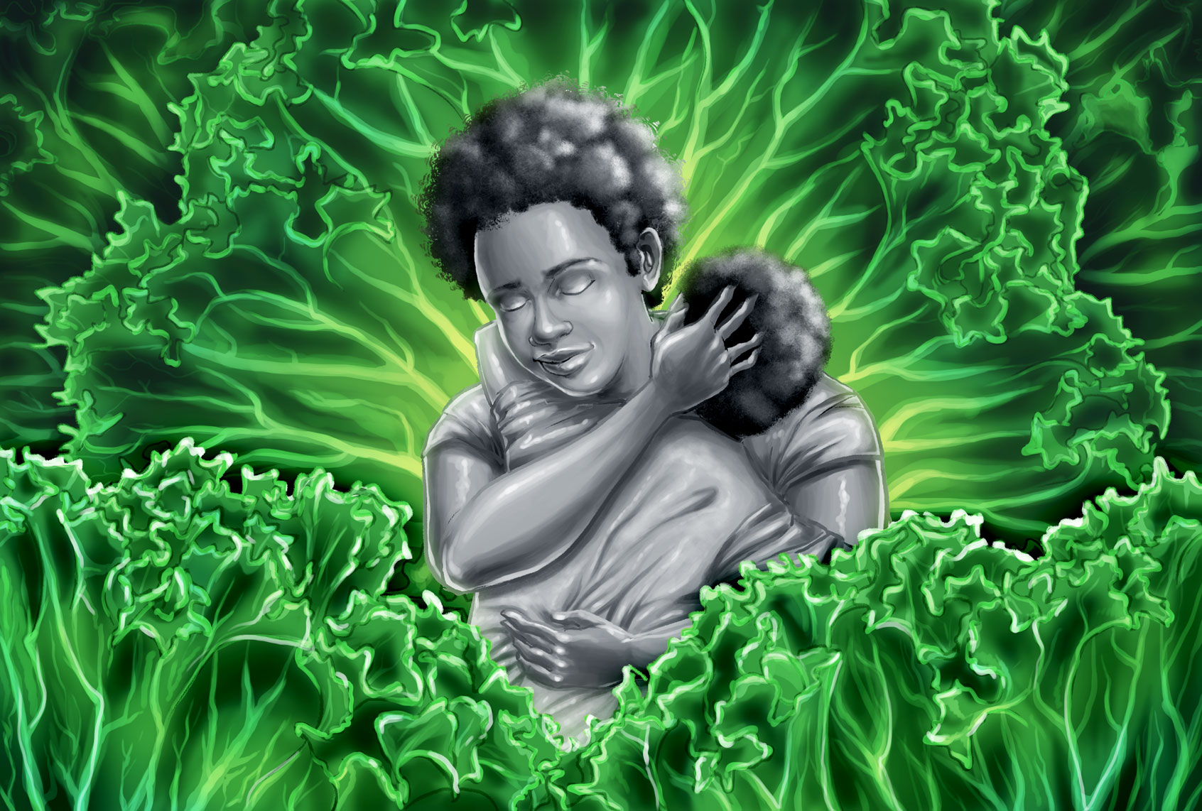 Raising My Son In A Kale World (Illustration by Ilana Lidagoster/Salon)