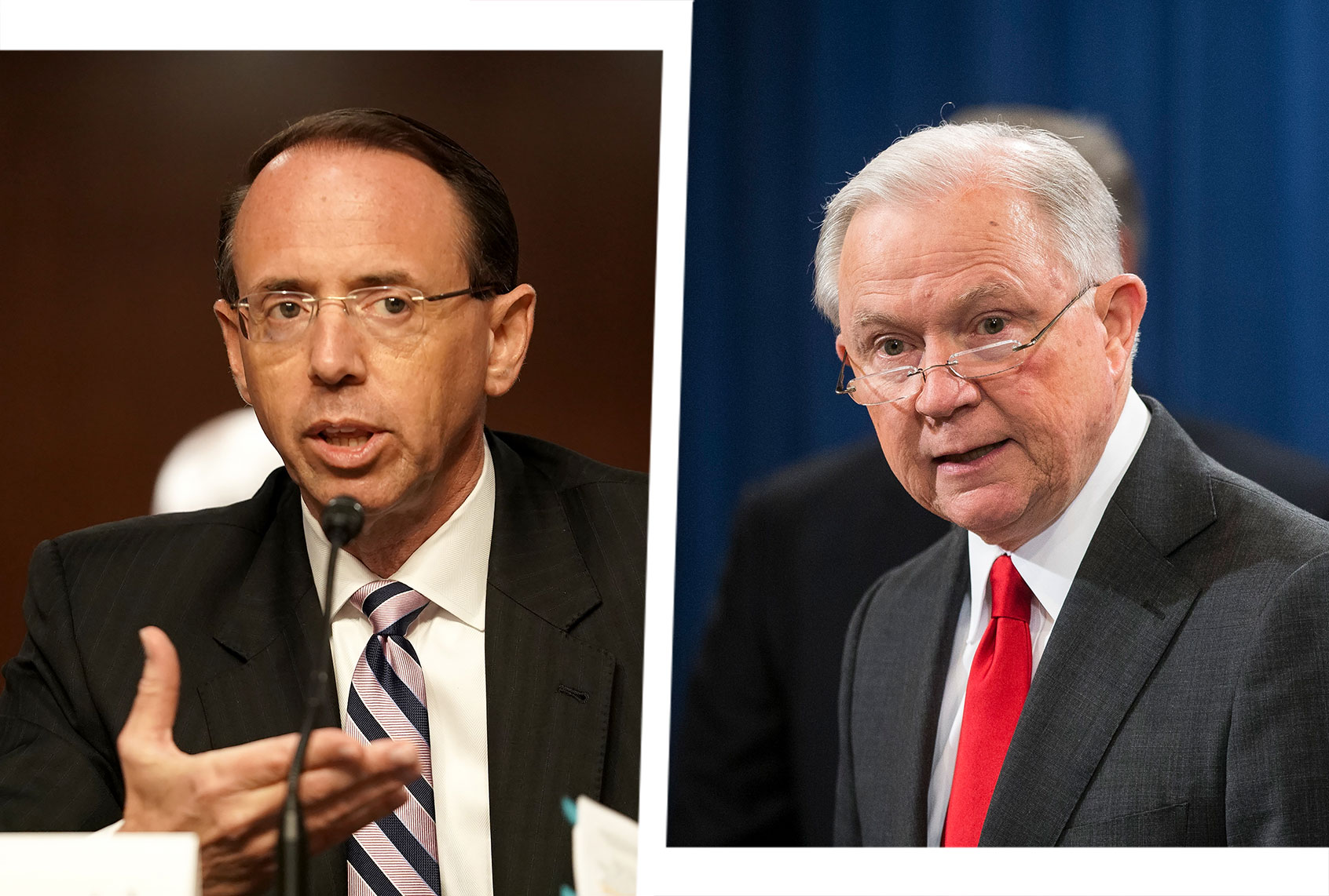 Rod Rosenstein and Jeff Sessions (Photo illustration by Salon/Getty Images)