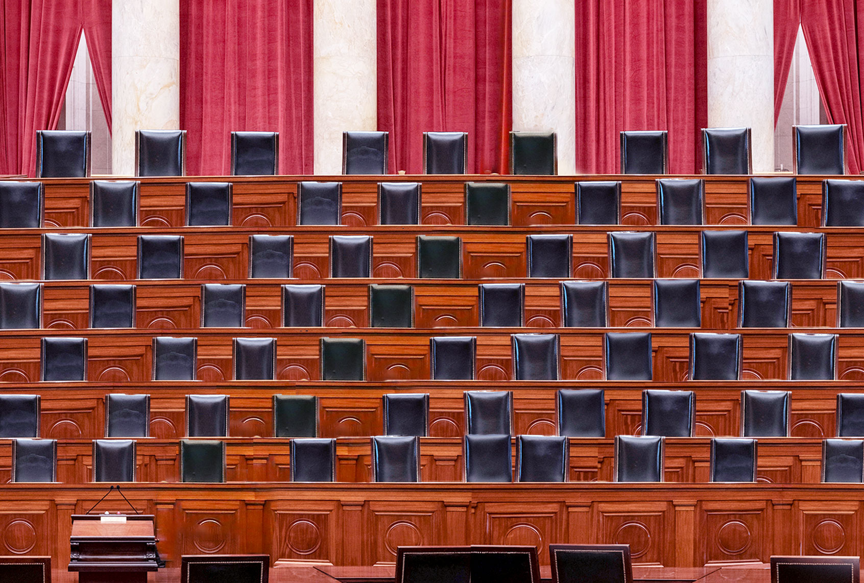 A 67-person Sumpreme Court (Photo illustration by Salon/Getty Images)