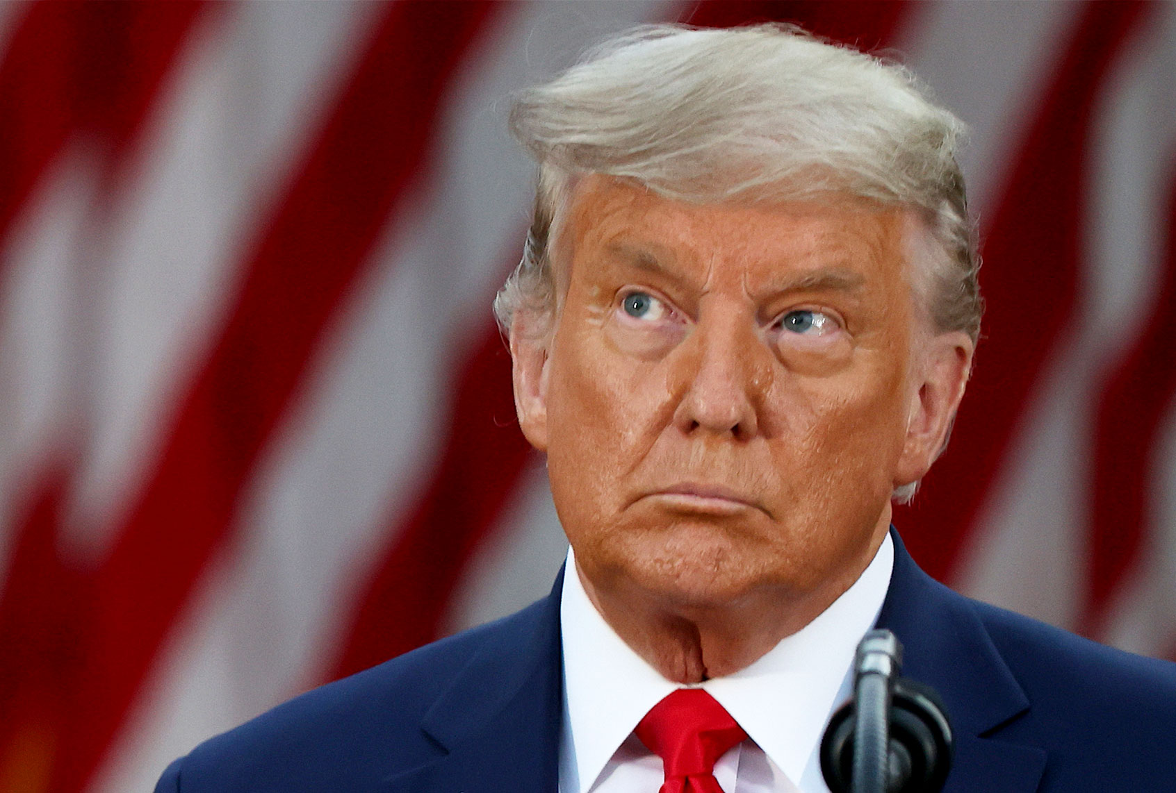 Former President Donald Trump speaks in the Rose Garden at the White House on November 13, 2020 in Washington, DC. (Tasos Katopodis/Getty Images)