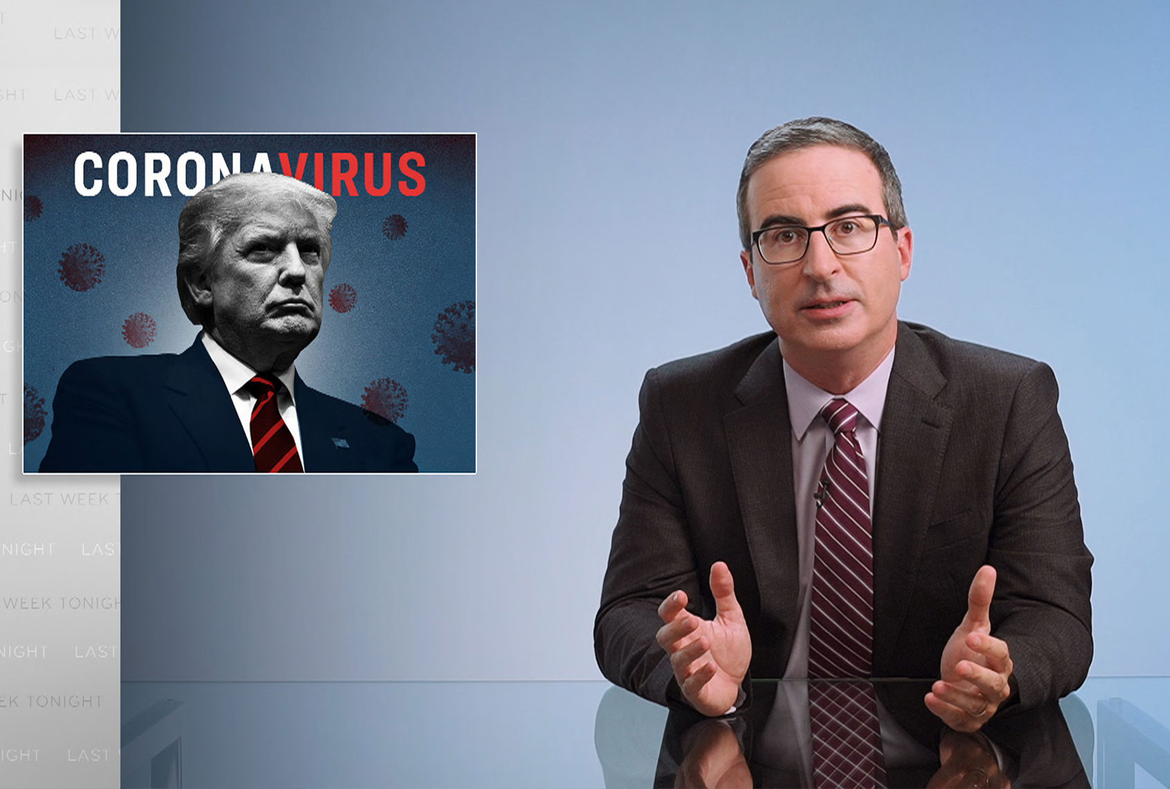John Oliver on "Last Week Tonight" (HBO)