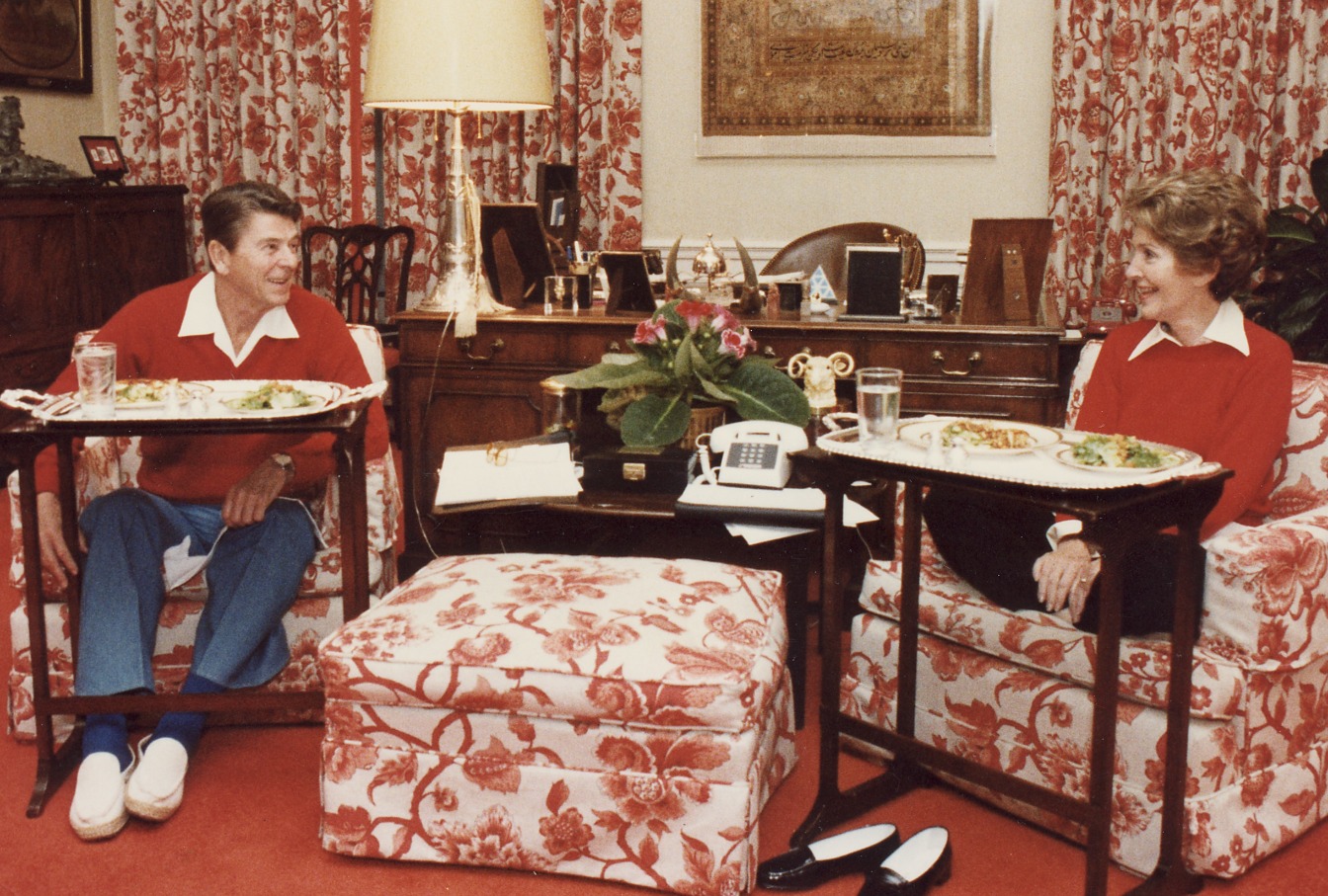 Ronald and Nancy Reagan for "The Reagans" (The Ronald Reagan Library)