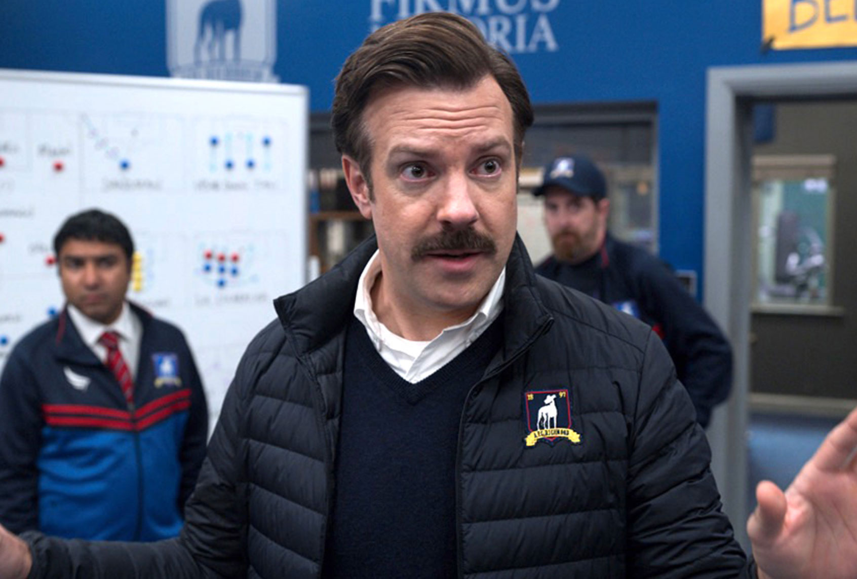 Jason Sudeikis stars in "Ted Lasso" (Apple TV+)